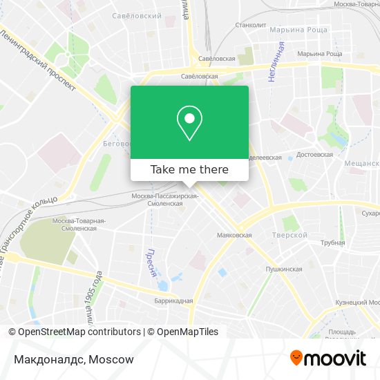 Макдоналдс map