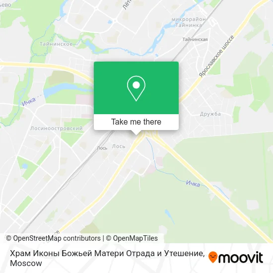 Храм Иконы Божьей Матери Отрада и Утешение map