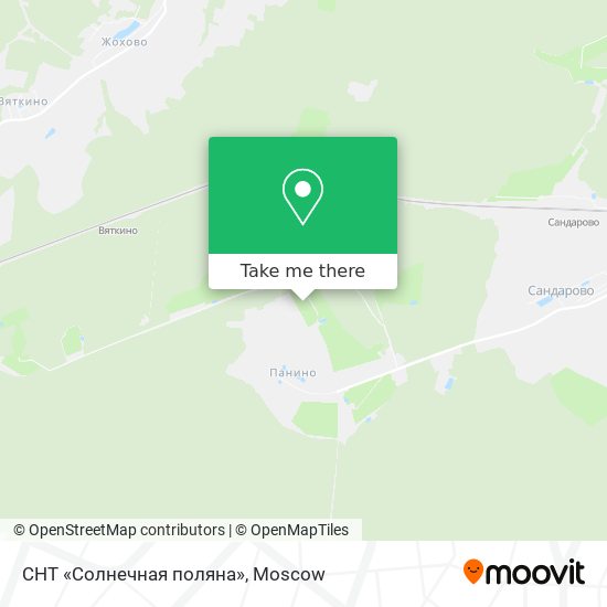 СНТ «Солнечная поляна» map