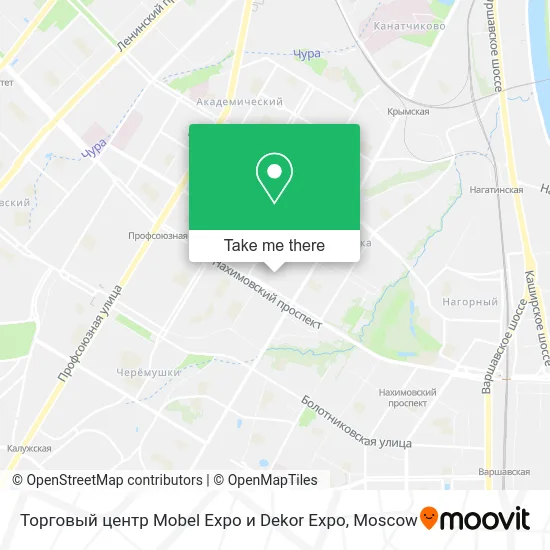 Торговый центр Mobel Expo и Dekor Expo map
