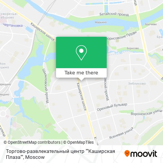 Торгово-развлекательный центр ""Каширская Плаза"" map