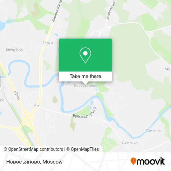 Новосъяново map