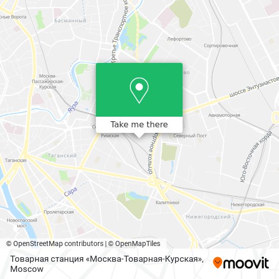 Товарная станция «Москва-Товарная-Курская» map
