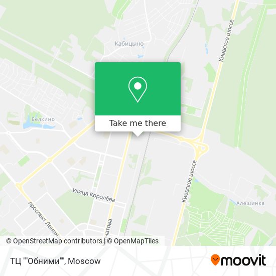 ТЦ ""Обними"" map