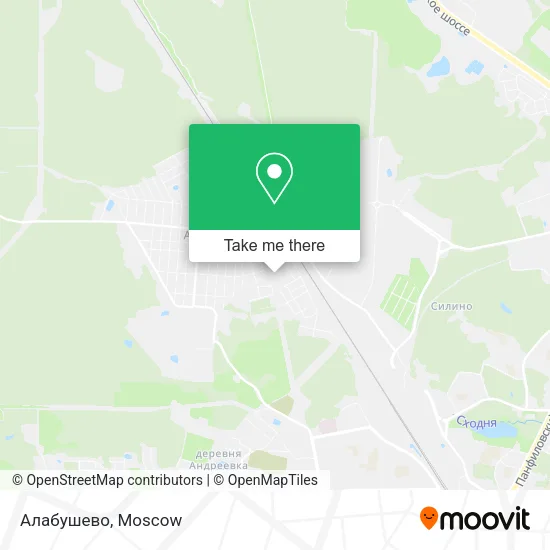 Алабушево map