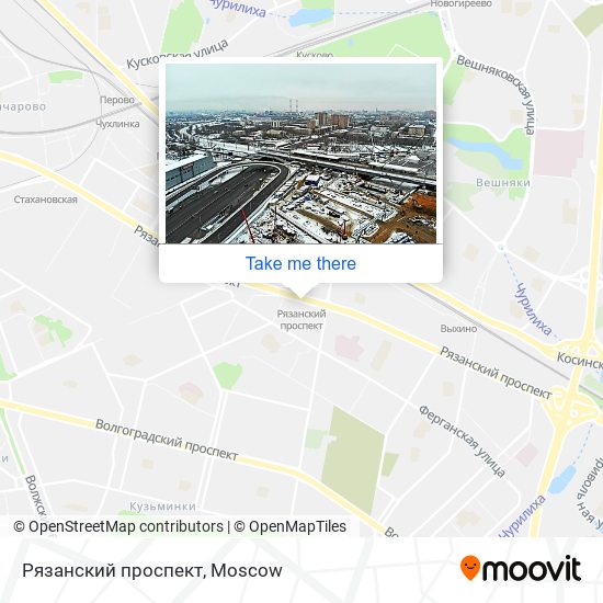 Рязанский проспект map