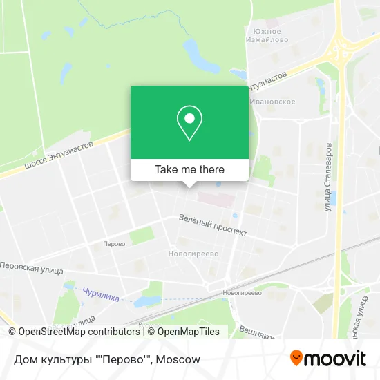 Дом культуры ""Перово"" map