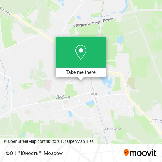 ФОК ""Юность"" map