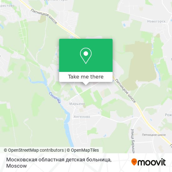 Московская областная детская больница map