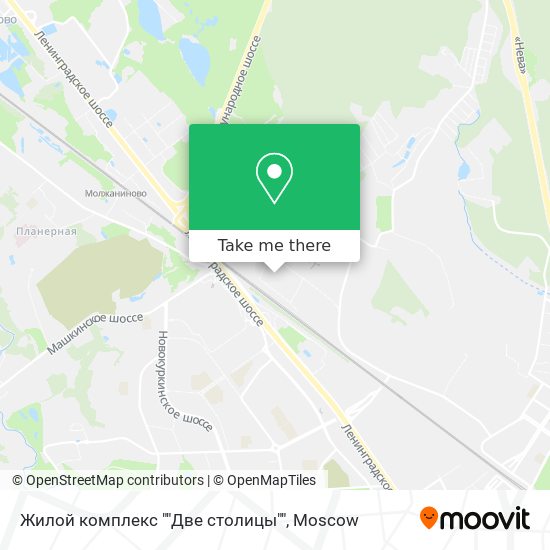 Жилой комплекс ""Две столицы"" map