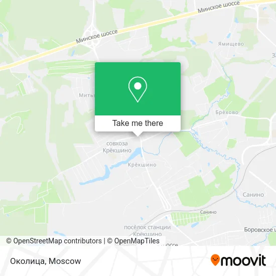 Околица map