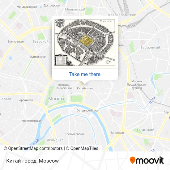 Китай-город map