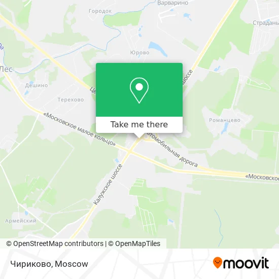 Чириково map