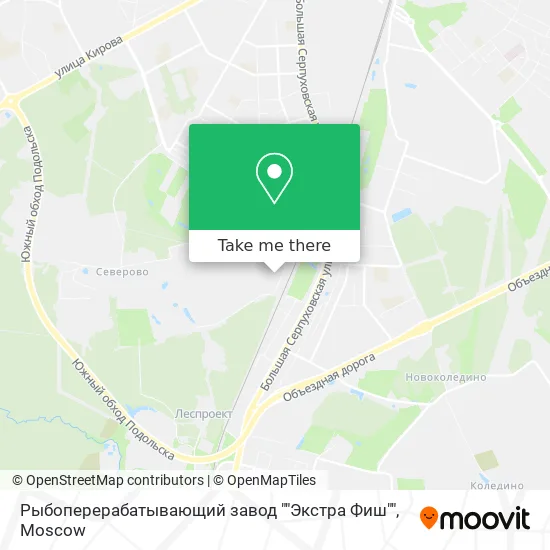 Рыбоперерабатывающий завод ""Экстра Фиш"" map