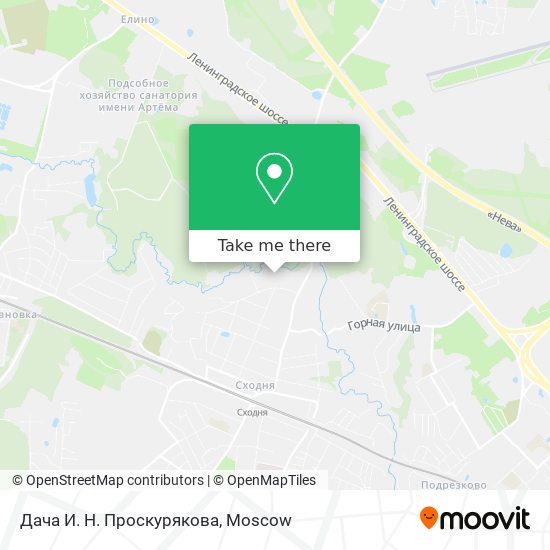 Дача И. Н. Проскурякова map