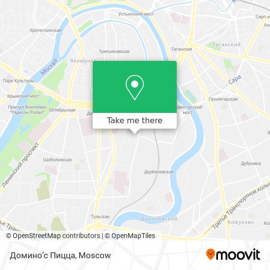Домино’c Пицца map