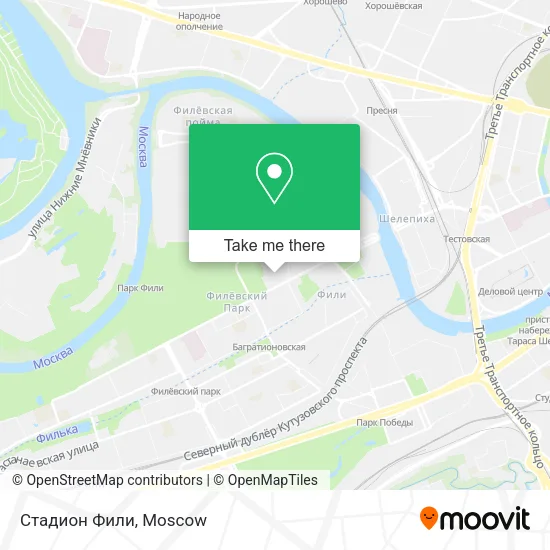 Стадион Фили map