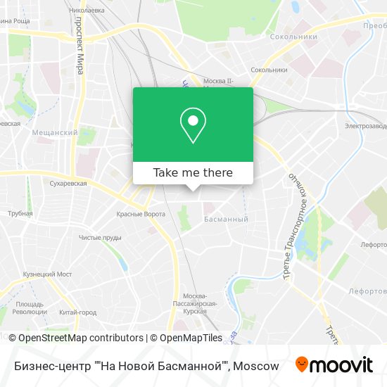 Бизнес-центр ""На Новой Басманной"" map