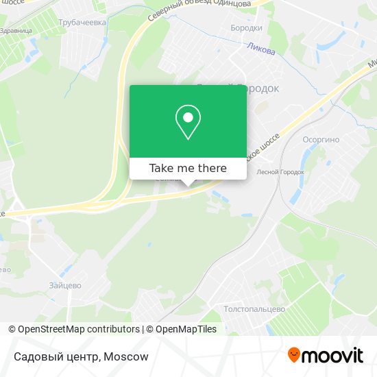 Садовый центр map