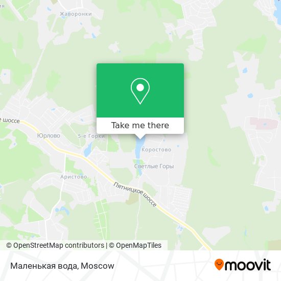 Маленькая вода map