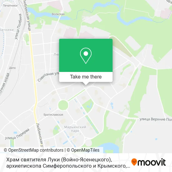 Храм святителя Луки (Войно-Ясенецкого), архиепископа Симферопольского и Крымского map