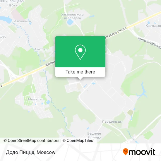 Додо Пицца map