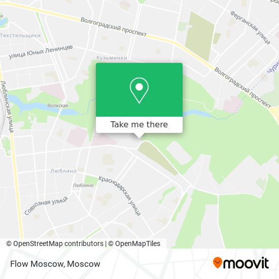 Flow Moscow map