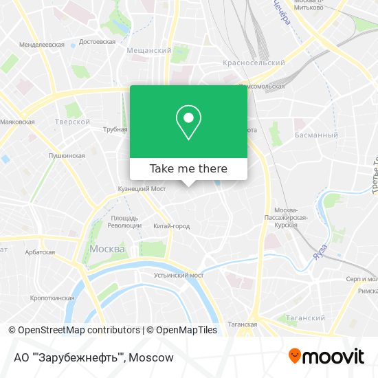 АО ""Зарубежнефть"" map
