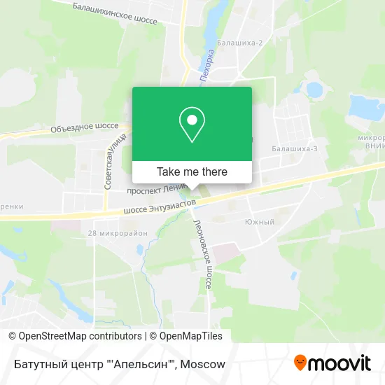 Батутный центр ""Апельсин"" map