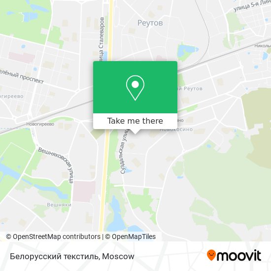 Белорусский текстиль map