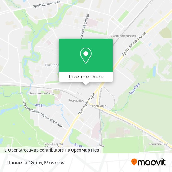 Планета Суши map