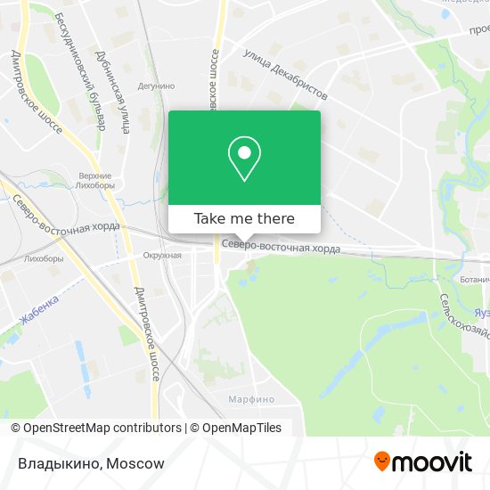 Владыкино map