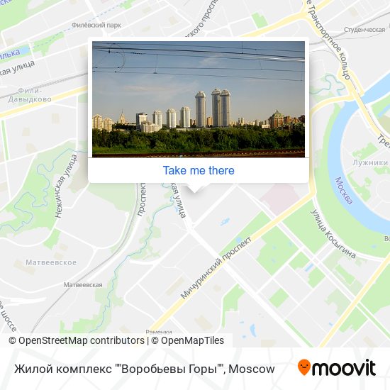 Жилой комплекс ""Воробьевы Горы"" map