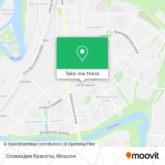 Созвездие Красоты map