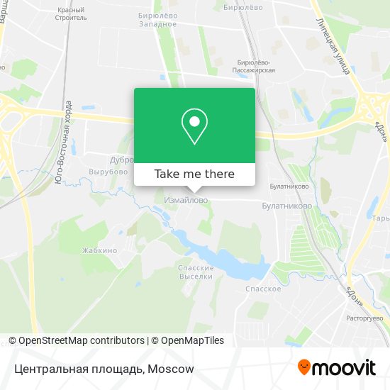 Центральная площадь map