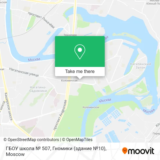 ГБОУ школа № 507, Гномики (здание №10) map