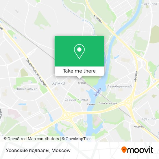 Усовские подвалы map