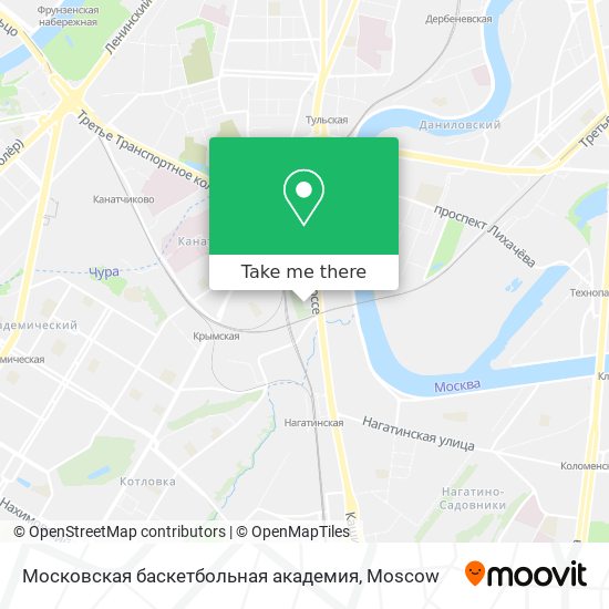 Московская баскетбольная академия map