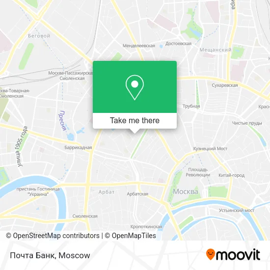 Почта Банк map