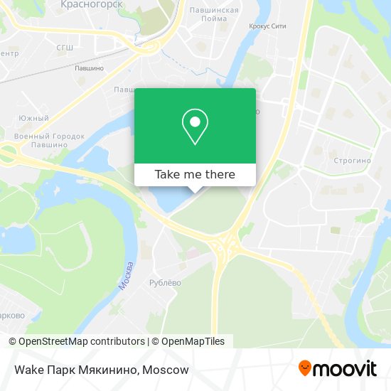 Wake Парк Мякинино map