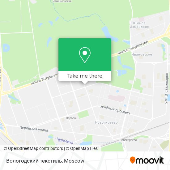 Вологодский текстиль map