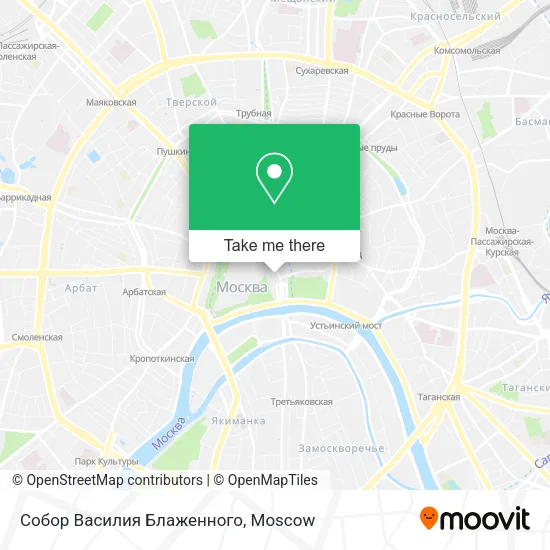Собор Василия Блаженного map