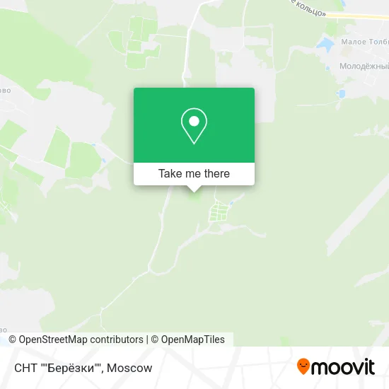 СНТ ""Берёзки"" map