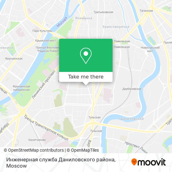 Инженерная служба Даниловского района map