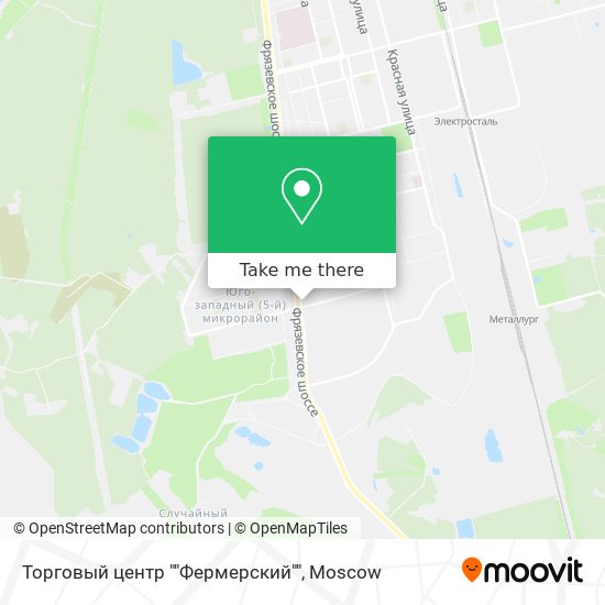 Торговый центр ""Фермерский"" map