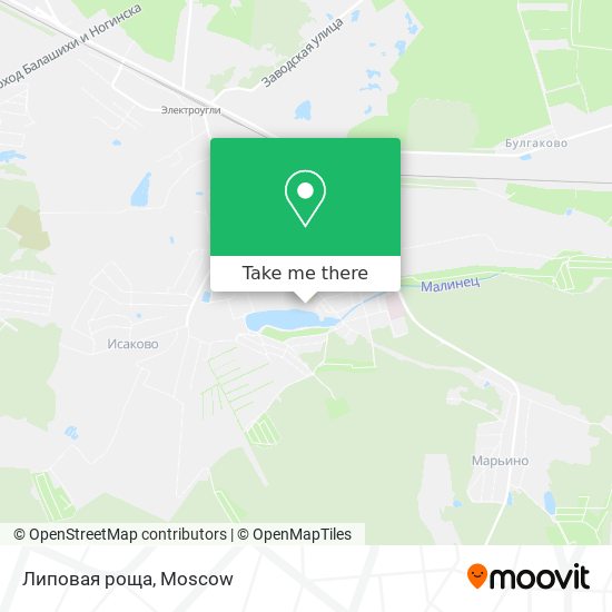 Липовая роща map