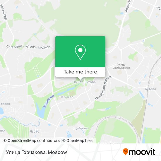 Улица Горчакова map