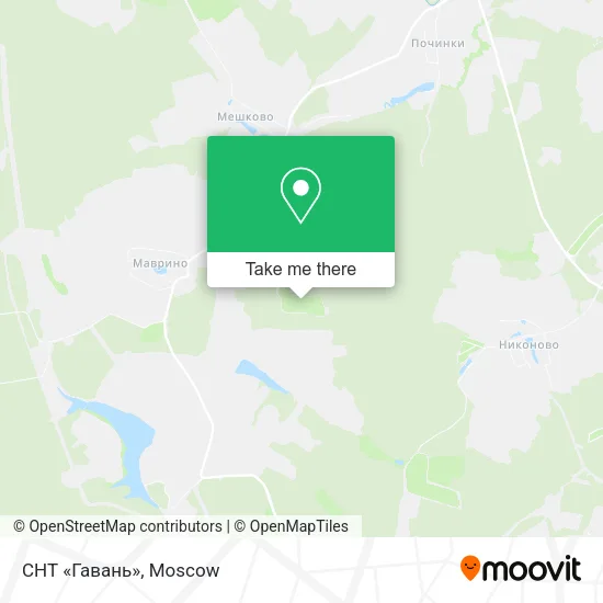 СНТ «Гавань» map