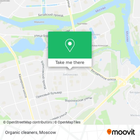 Organic cleaners map