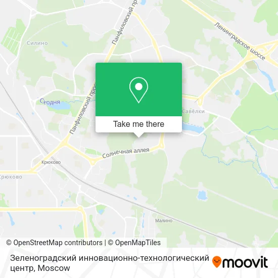 Зеленоградский инновационно-технологический центр map